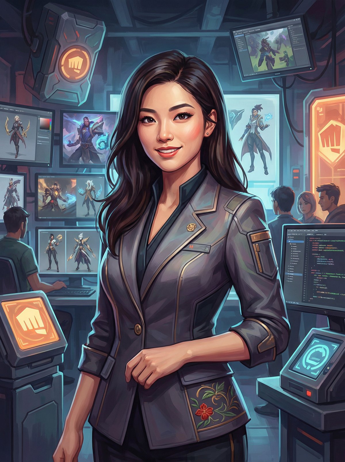 偷拍游戏视频制片人李梦琪